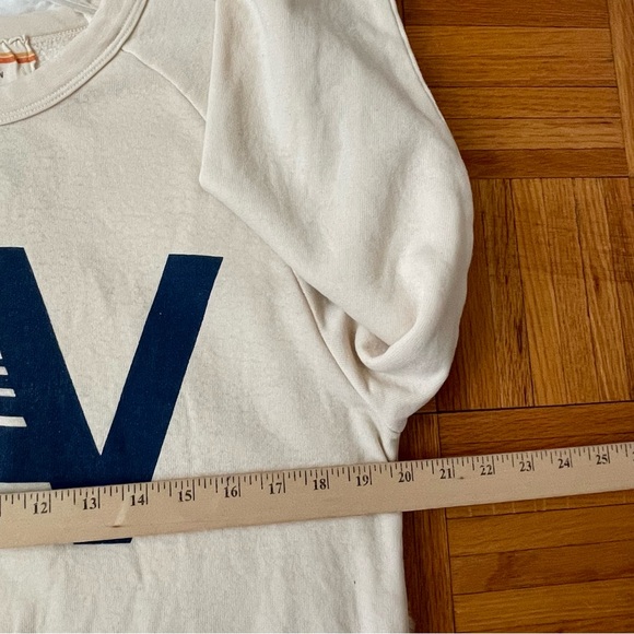 AVIATOR NATION  Logo Crew~Vintage White Size Medium - Picture 8 of 8